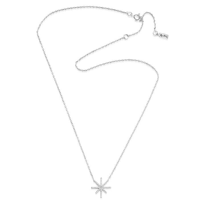Beam & Stars Single Naszyjniki Srebro 42-45 cm w grupie Naszyjniki / Naszyjniki z diamentami w SCANDINAVIAN JEWELRY DESIGN (10-100-01954-4245)