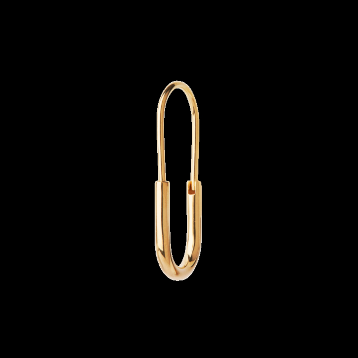 Chance Mini Earring Goldplated Silver (One) w grupie Kolczyki / Złote kolczyki w SCANDINAVIAN JEWELRY DESIGN (100583)