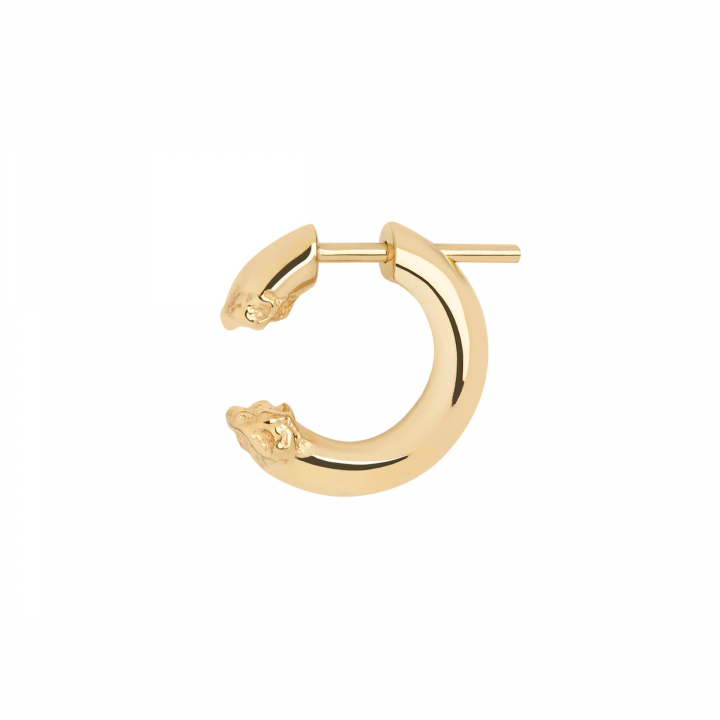 Terra 14 Earring Goldplated Silver (One) w grupie Kolczyki / Złote kolczyki w SCANDINAVIAN JEWELRY DESIGN (100900YG-14)