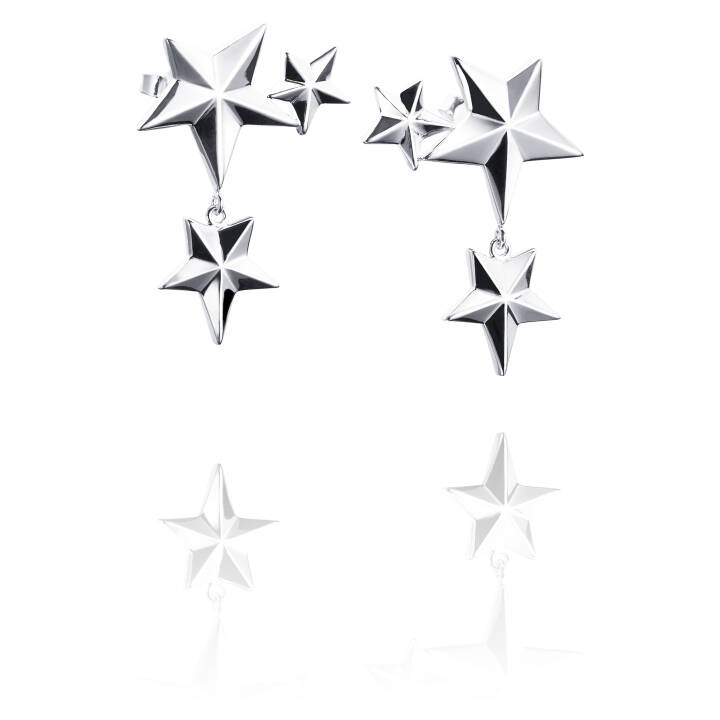 Catch A Falling Star Kolczyk Srebro w grupie Kolczyki / Srebrne kolczyki w SCANDINAVIAN JEWELRY DESIGN (12-100-00881-0000)