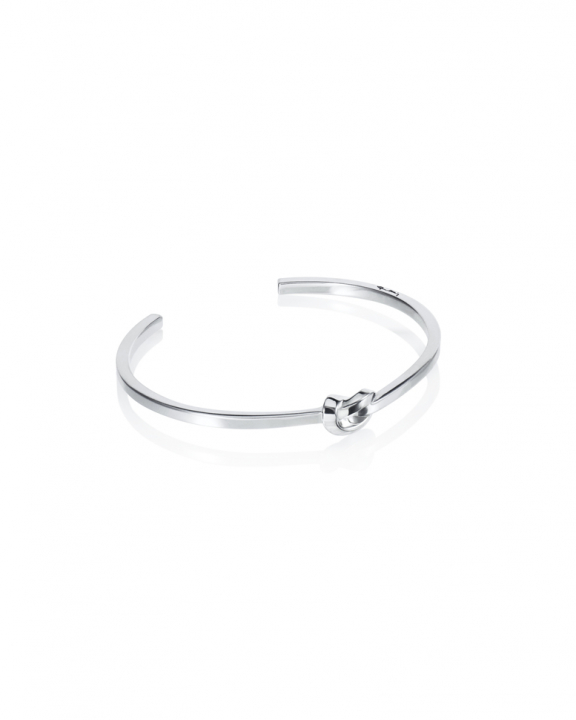 Love Knot Cuff Silver w grupie Bransoletki / Srebrne bransoletki w SCANDINAVIAN JEWELRY DESIGN (14-100-02171-0000)