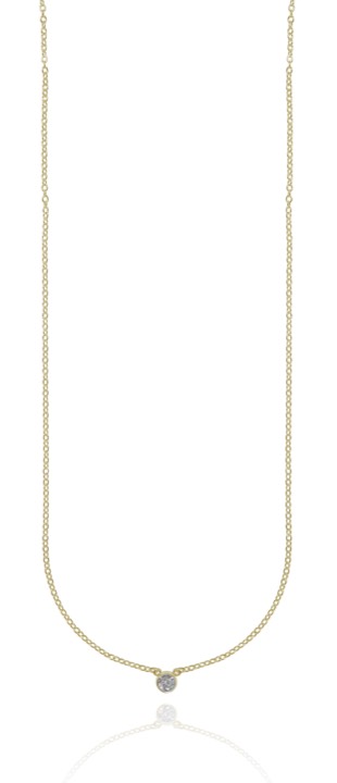 Cubic Naszyjniki Złoto 55-60 cm w grupie Naszyjniki / Złote naszyjniki w SCANDINAVIAN JEWELRY DESIGN (1526221012)