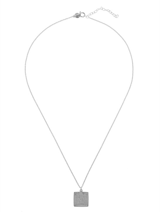Two square pendent Naszyjniki Srebro 45-60 cm w grupie Last Chance / Naszyjniki w SCANDINAVIAN JEWELRY DESIGN (1821170001)