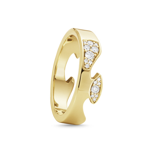 FUSION END Pierścionek Diamant (Złoto) w grupie Pierścionki / Pierścionki zaręczynowe i obrączki w SCANDINAVIAN JEWELRY DESIGN (20001059)