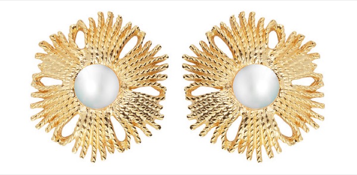 Gatsby big Pearl Kolczyk Złoto w grupie Kolczyki / Kolczyki z perłami w SCANDINAVIAN JEWELRY DESIGN (2015421001)