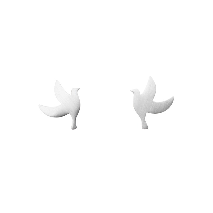 Peace small ear Srebro w grupie Kolczyki / Srebrne kolczyki w SCANDINAVIAN JEWELRY DESIGN (2216470004)