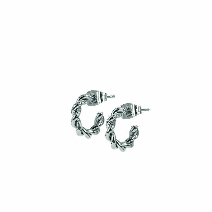 TWIST Mini Kolczyki Stal w grupie Kolczyki / Srebrne kolczyki w SCANDINAVIAN JEWELRY DESIGN (359105)