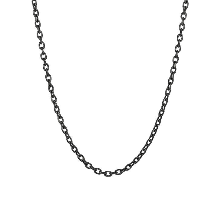 CHARLIE Chain Naszyjniki Czarny Antik w grupie Naszyjniki / Srebrne naszyjniki w SCANDINAVIAN JEWELRY DESIGN (367025)