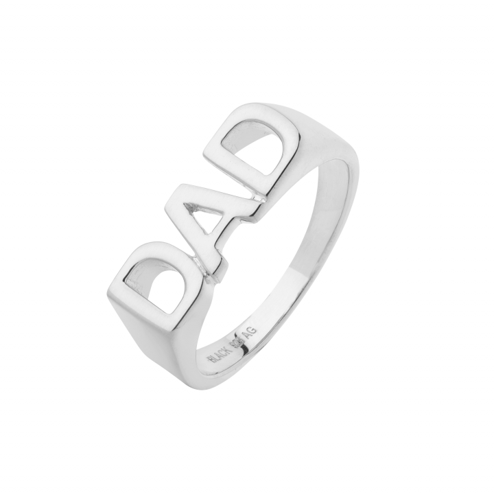 Dad Ring Silver w grupie Pierścionki / Srebrne pierścionki w SCANDINAVIAN JEWELRY DESIGN (500347)