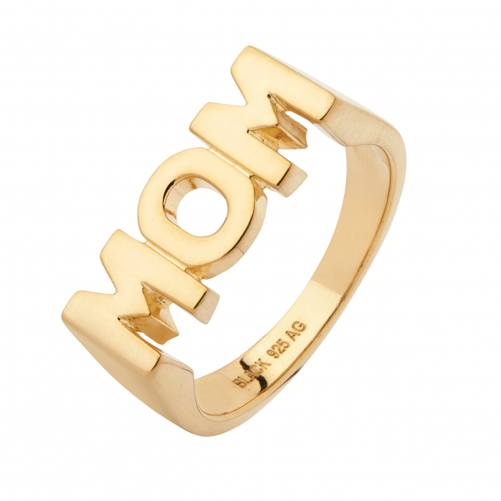 Mom Ring Goldplated Silver w grupie Pierścionki / Złote pierścionki w SCANDINAVIAN JEWELRY DESIGN (500364)