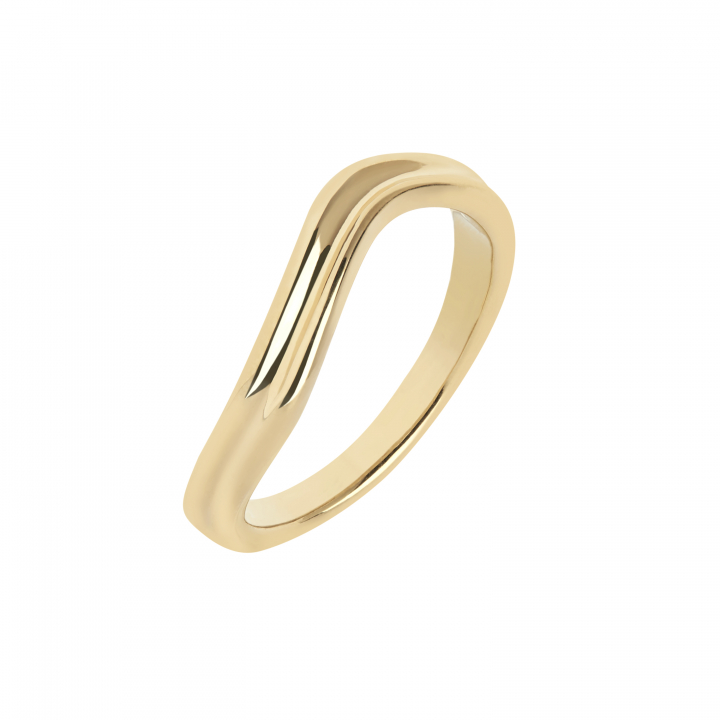 Soma Ring Goldplated Silver w grupie Pierścionki / Złote pierścionki w SCANDINAVIAN JEWELRY DESIGN (500416YG)