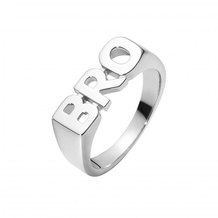 BRO Ring Silver w grupie Pierścionki / Srebrne pierścionki w SCANDINAVIAN JEWELRY DESIGN (500463AG)