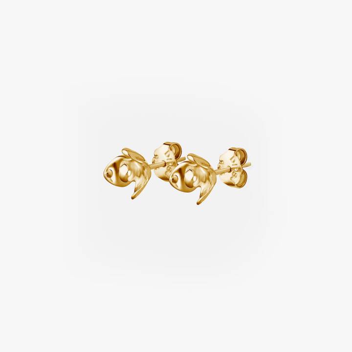 Lotus Kolczyk Złoto w grupie Kolczyki / Złote kolczyki w SCANDINAVIAN JEWELRY DESIGN (LTS-E1S000-G)