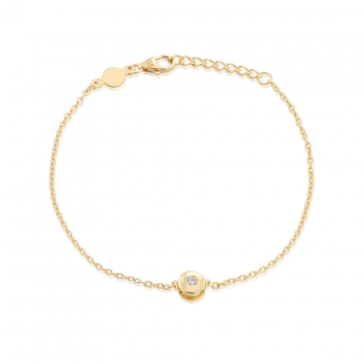 Älskad mini Bracelet Gold w grupie Bransoletki / Złote bransoletki w SCANDINAVIAN JEWELRY DESIGN (gp16)