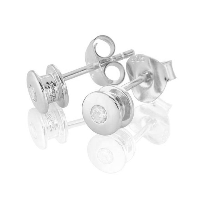 Älskad mini Earrings Silver w grupie Kolczyki / Srebrne kolczyki w SCANDINAVIAN JEWELRY DESIGN (s199)