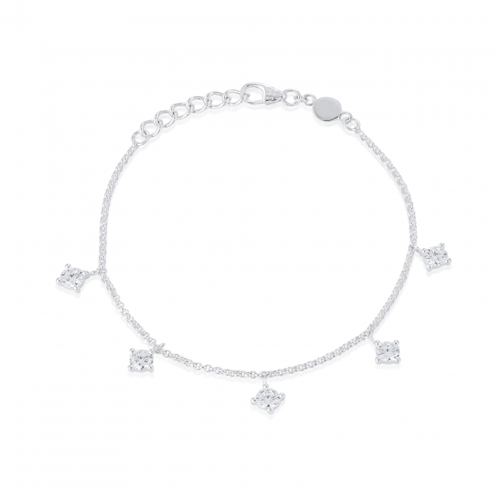 Time to glow Bracelet Silver w grupie Bransoletki / Srebrne bransoletki w SCANDINAVIAN JEWELRY DESIGN (s210)