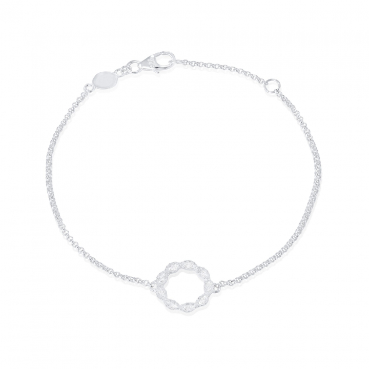 Safe and sound Bracelet Silver w grupie Bransoletki / Srebrne bransoletki w SCANDINAVIAN JEWELRY DESIGN (s215)