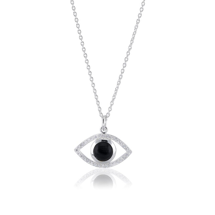 Devine eye Necklace  Silver w grupie Naszyjniki / Srebrne naszyjniki w SCANDINAVIAN JEWELRY DESIGN (s235)