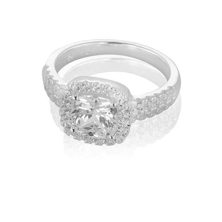 Glamorous Ring Silver w grupie Pierścionki / Srebrne pierścionki w SCANDINAVIAN JEWELRY DESIGN (s307-R)