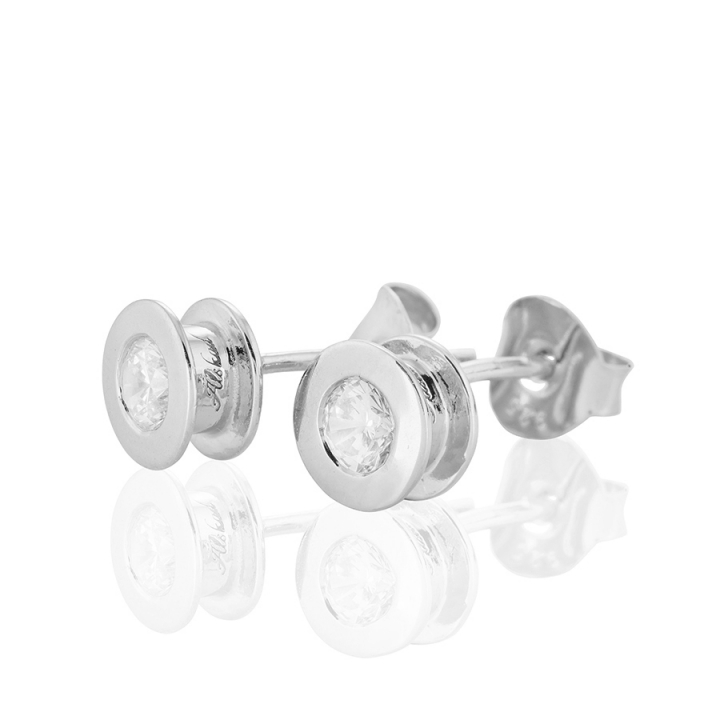Älskad Earrings Silver w grupie Kolczyki / Srebrne kolczyki w SCANDINAVIAN JEWELRY DESIGN (s82)