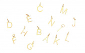 Letters bokstäver A-Z Złoto